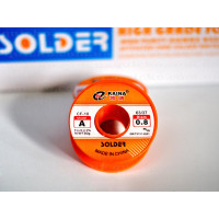 Припой с флюсом KAINA (Оранжевая) 0.8 мм 50 грамм 63-37 Припой с флюсом KAINA (Оранжевая) 0.8 мм 50 грамм 63-37