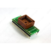 Адаптер PLCC32-DIP32 для программаторов Xgecu (MiniPro) TL866II Plus / TL866 / RT809H Адаптер PLCC32-DIP32 для программаторов Xgecu (MiniPro) TL866II Plus / TL866 / RT809H