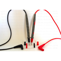 Силиконовые щупы для мультиметра универсальные 1000V 20A CAT III Серебристый наконечник Силиконовые щупы для мультиметра универсальные 1000V 20A CAT III Серебристый наконечник