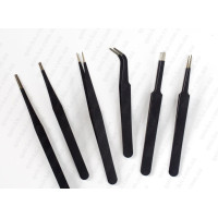 Комплект 6 Шесть штук  Пинцет радиотехнический ESD-10; ESD-11; ESD-12; ESD-13; ESD-15; ESD-16 Комплект 6 Шесть штук  Пинцет радиотехнический ESD-10; ESD-11; ESD-12; ESD-13; ESD-15; ESD-16