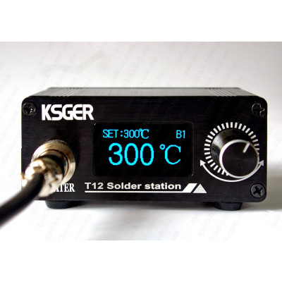 Паяльная станция KSGER STM32 T12 3.1S Ручка 9501 с системой быстрой замены жала