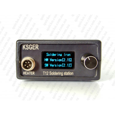 Паяльная станция KSGER STM32 T12 2.1S Ручка 9501 с системой быстрой смены жала CK